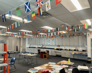 moving classrooms every year when teaching